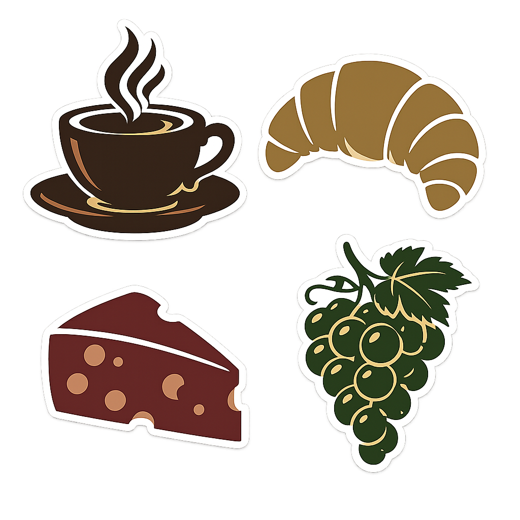 Morning Cafe Essentials Sticker Pack