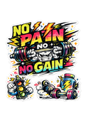 Ultimate Hustle: High-Octane Gym Sticker Sheet