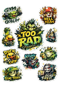 Shadow Realm: Underground Rebel Sticker Sheet
