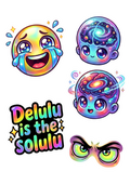 Chronically Online Sticker Sheet - Relatable Digital Vibe Set