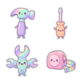 Kawaii Pastel Hand Tools Sticker Pack