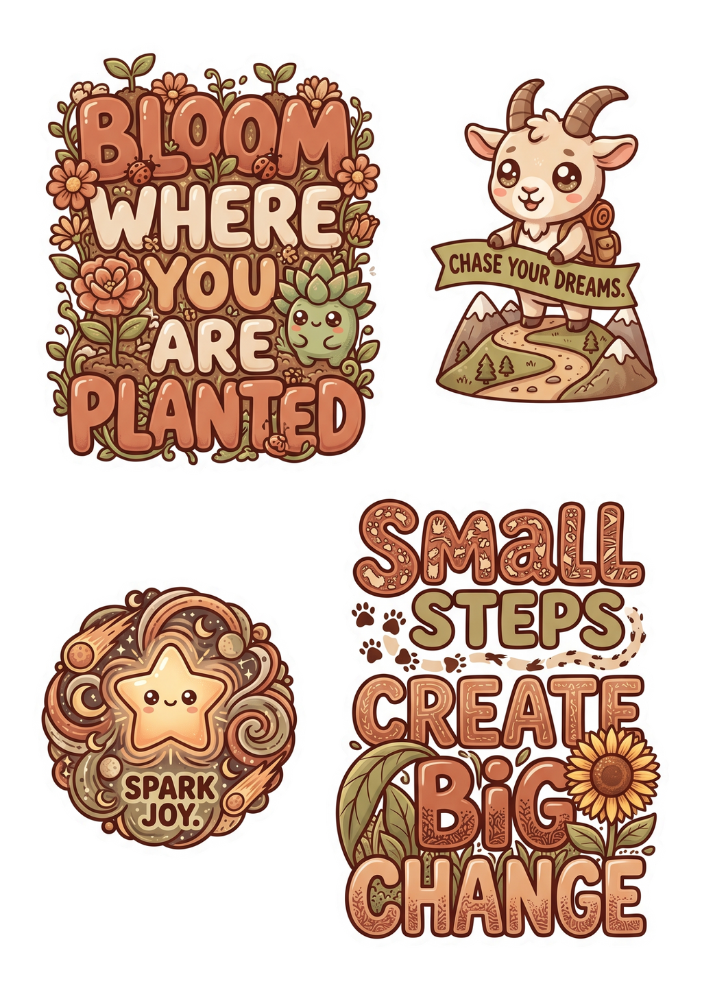 Earthy Inspirations & Wildflowers Pack