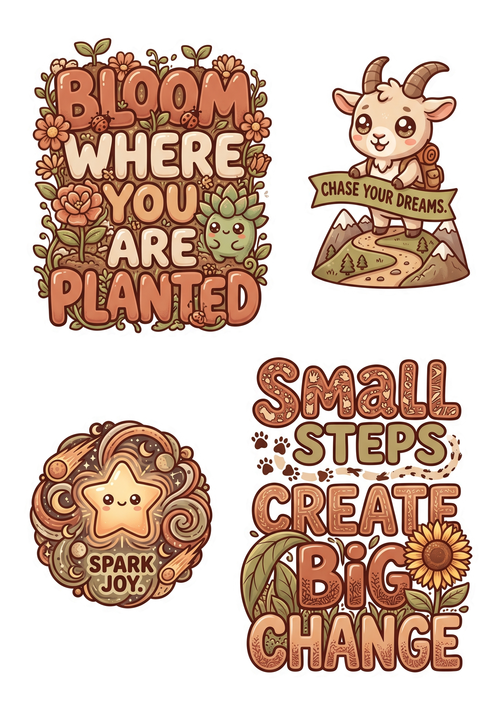 Earthy Inspirations & Wildflowers Pack
