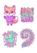 Pastel Planet & Cute Critters Pack