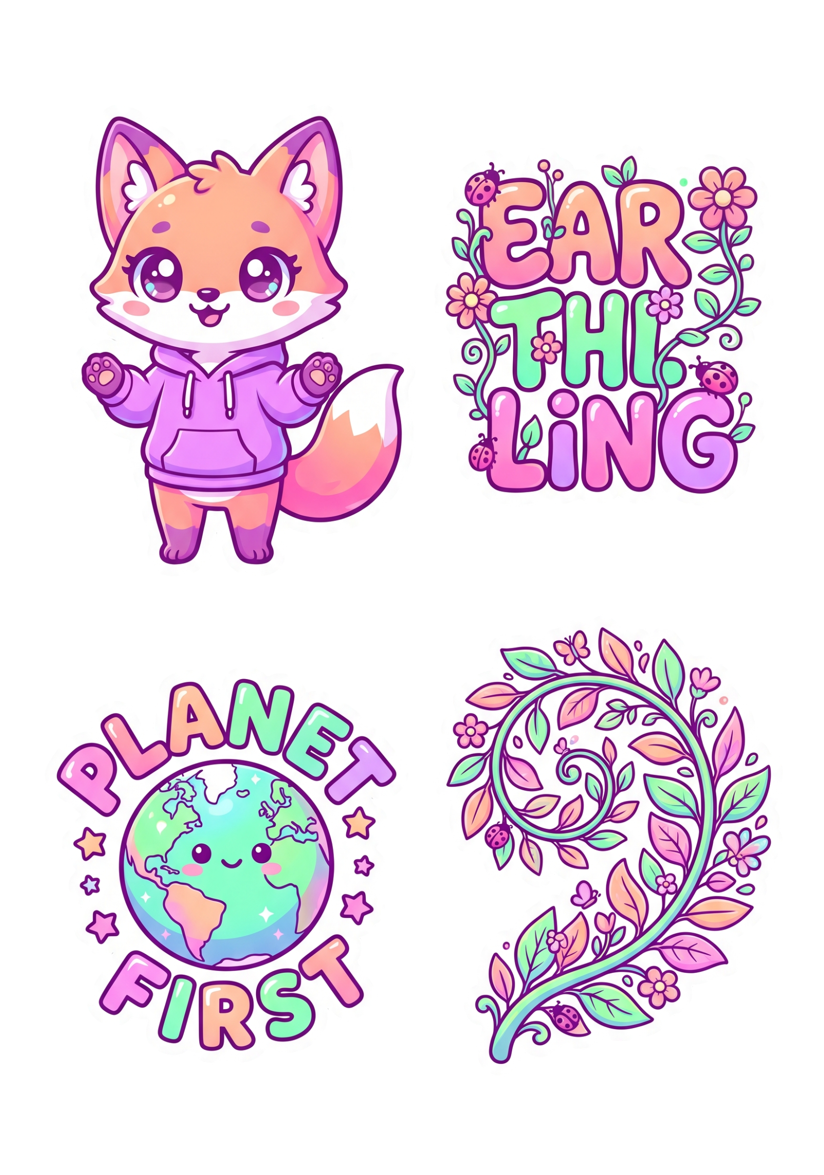Pastel Planet & Cute Critters Pack