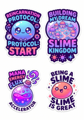 Anime Aesthetic Dark Fantasy Sticker Sheet