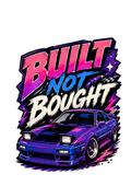 Custom Heritage Racer // "Built Not Bought" Tuner Sticker