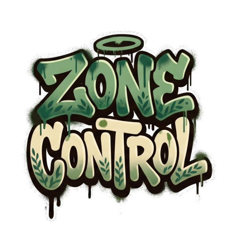 "Zone Control" Graffiti Sticker
