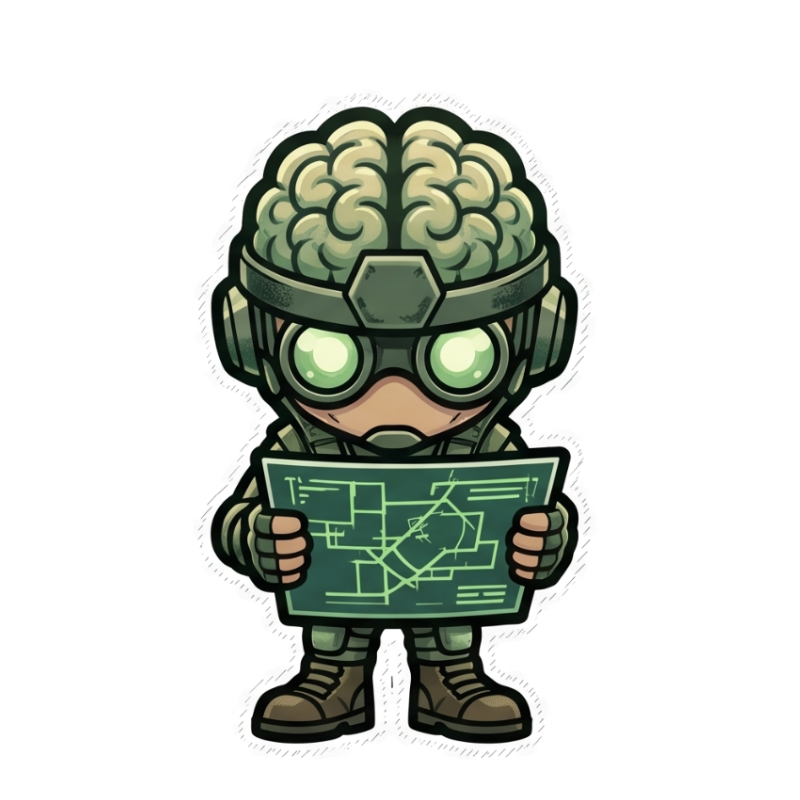 Mastermind Tactician Sticker