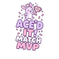 Victory Champion Bunny Sticker