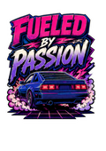 Eternal Drive // "Fueled By Passion" Aesthetic Sticker