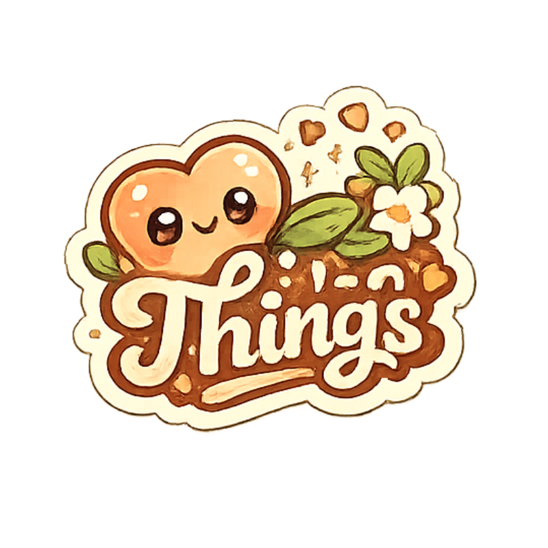 Happy Heart Botanical Sticker