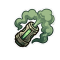 Biohazard Smoke Grenade Sticker